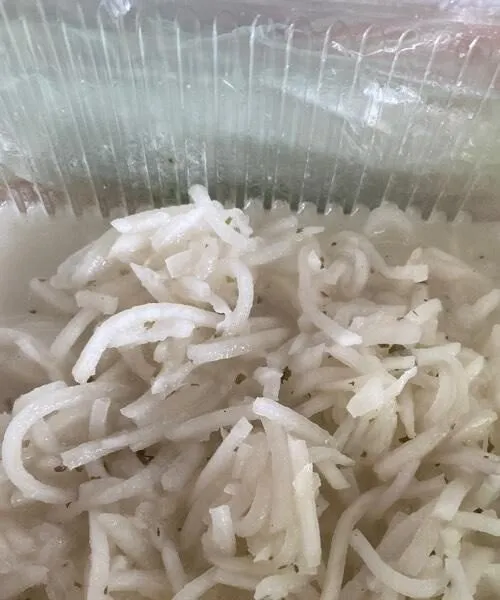 Salade de radis noir
