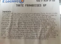 Tarte framboises