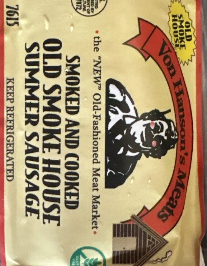 Smoked And Cooked Old Smoke House Summer Sausage