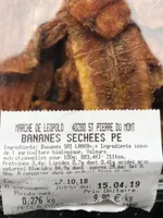 Banane séchées