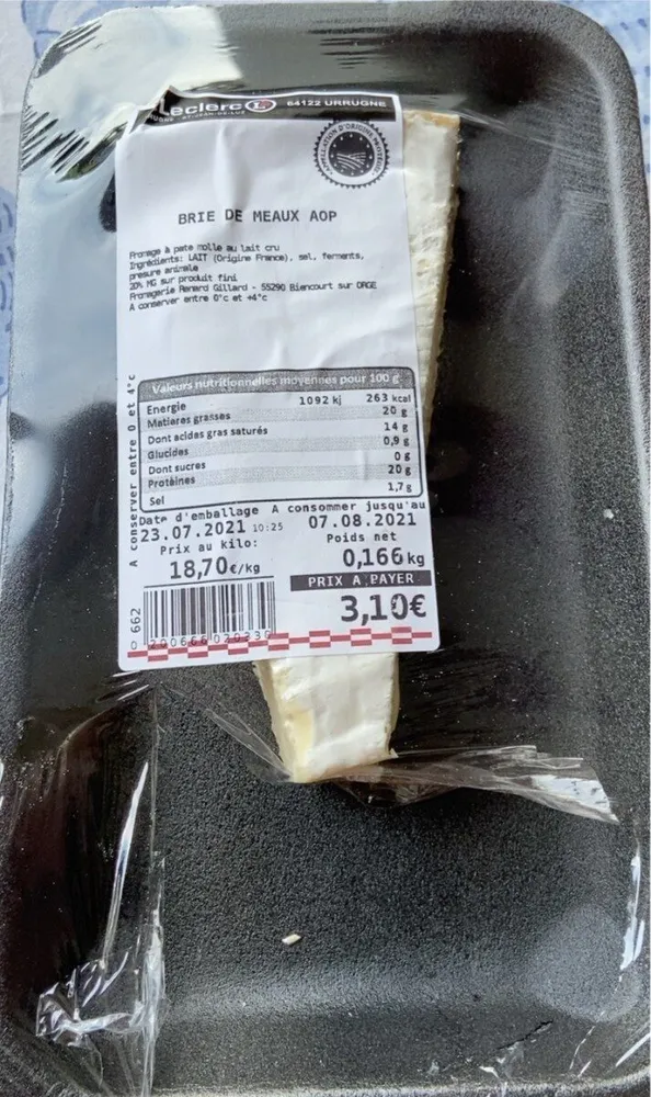 Brie de meaux AOP