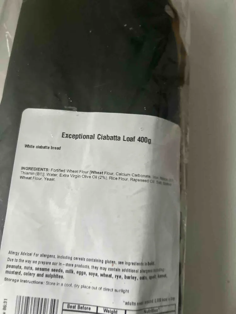 Exceptional Ciabatta Loaf 400g