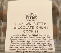 Brown Butter Chocolate Chunk Cookies