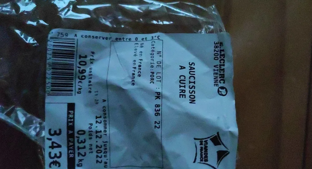Saucisson à cuire