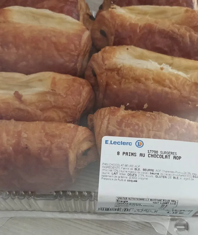 Pains au chocolat Leclerc