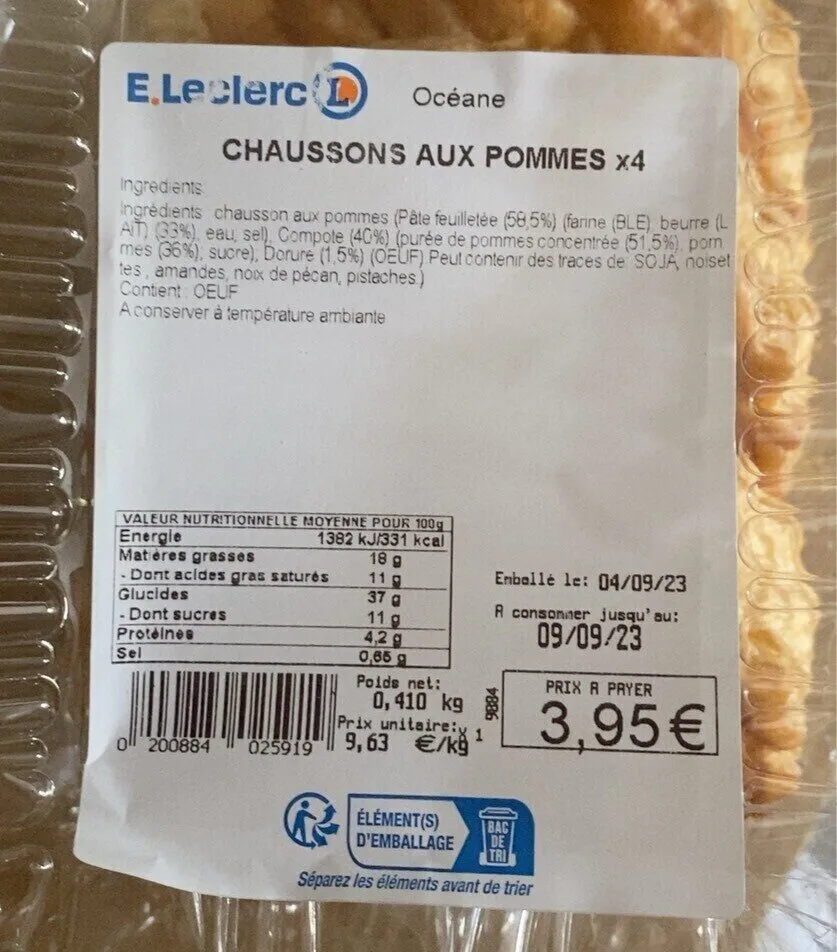 Chausson aux pommes