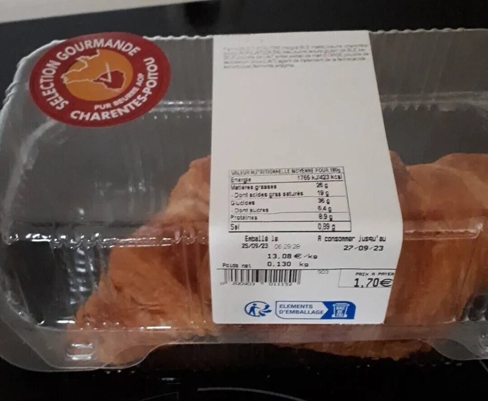 Croissants pur beurre