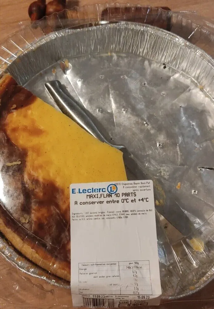 Maxi flan