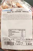 Boule de campagne tranchée