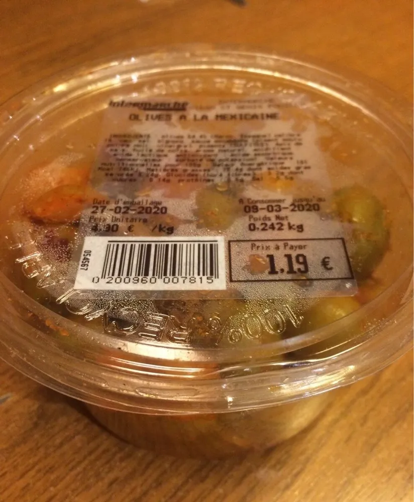 Olives à la mexicaine