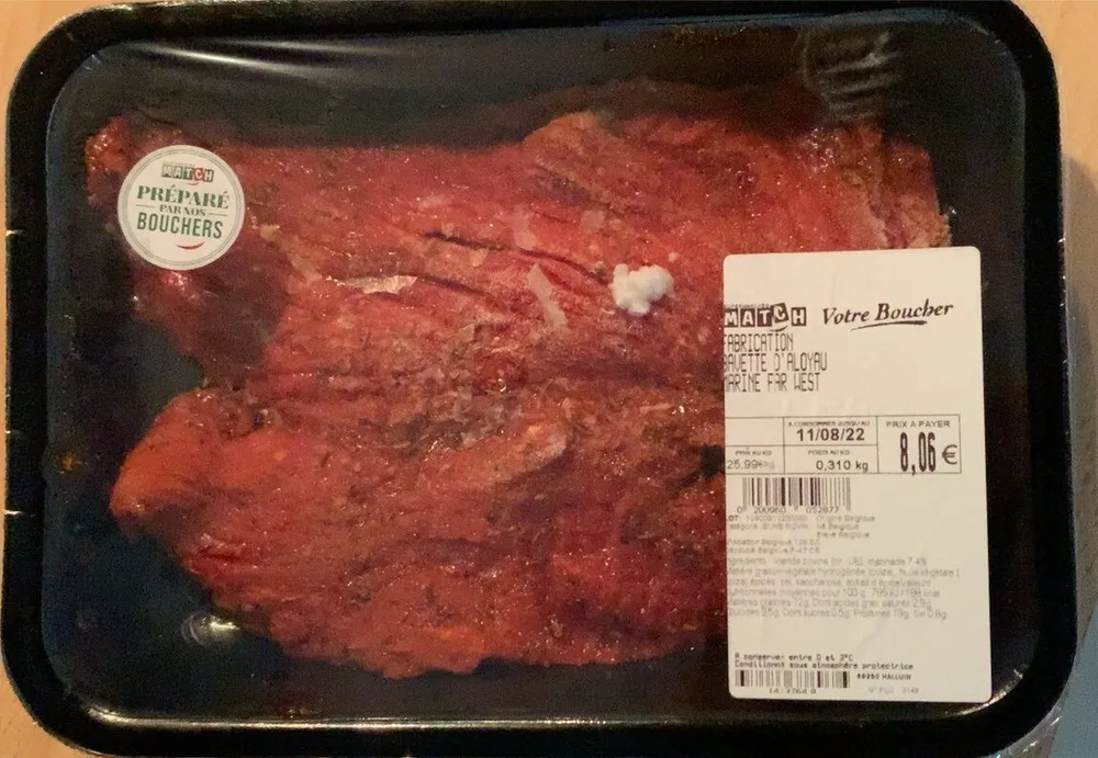 Bavette d’aloyau (Marine far west)