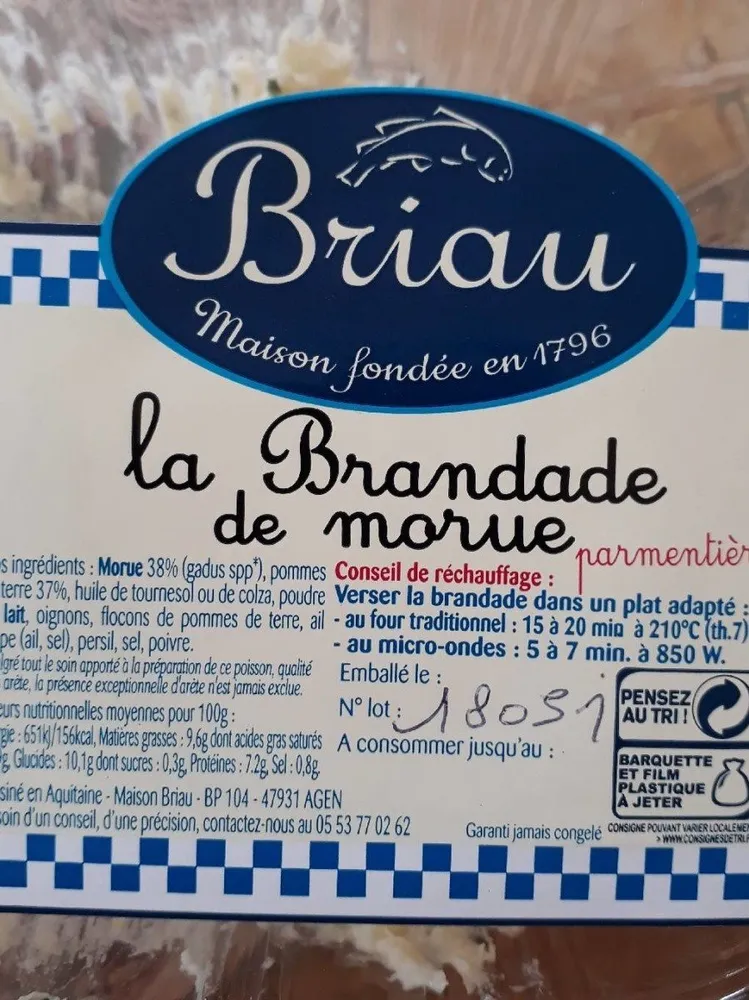 Brandade morue