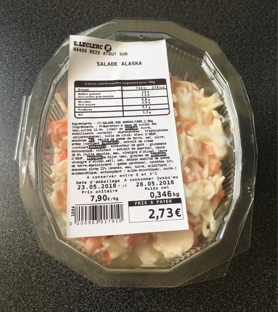 Salade alaska