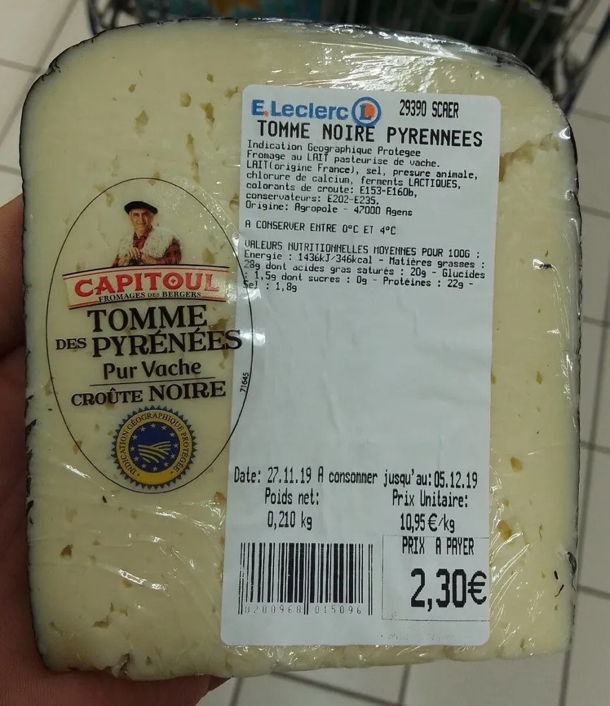 Tomme noire pyrennees