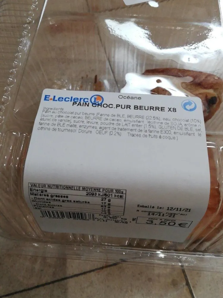 Pain Choc Pur Beurre