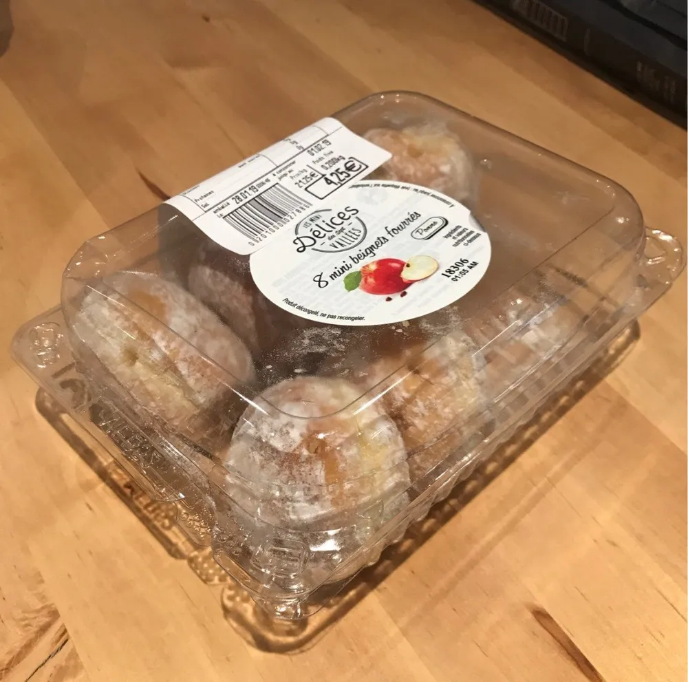 Mini beignets fourrés