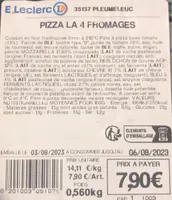 Pizza 4 fromages