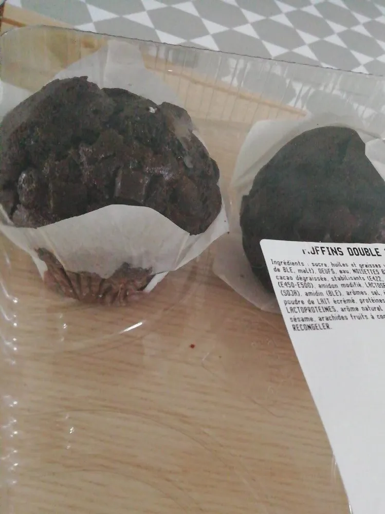 Muffin double chocolat