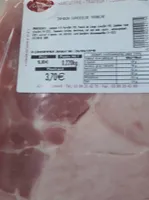Jambon supérieur tranche