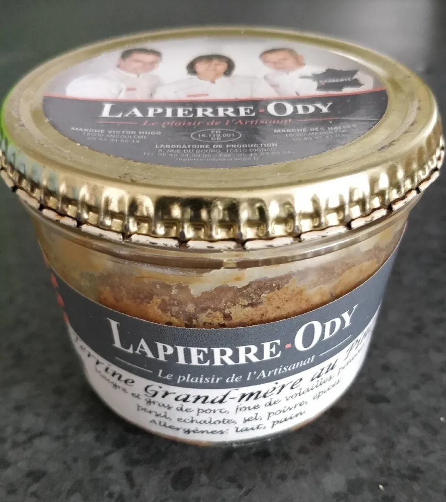 Terrine Grand mère au pineau