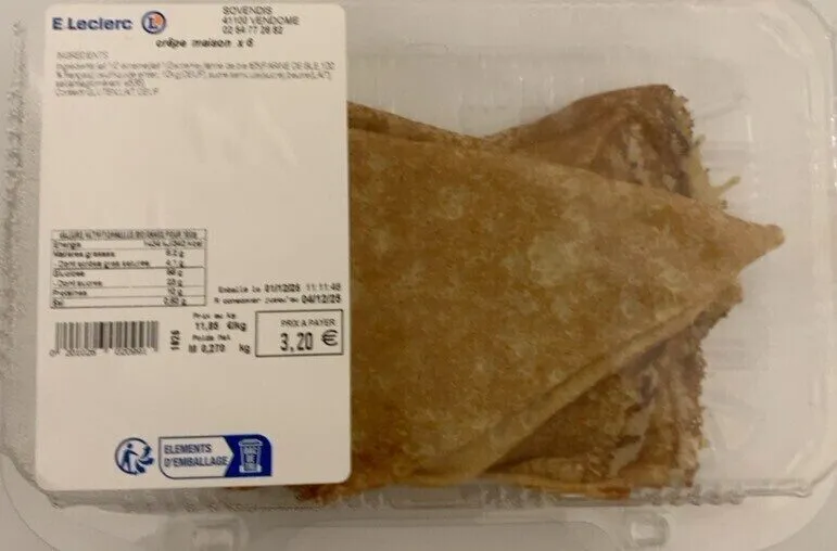 Crepe maison Leclerc
