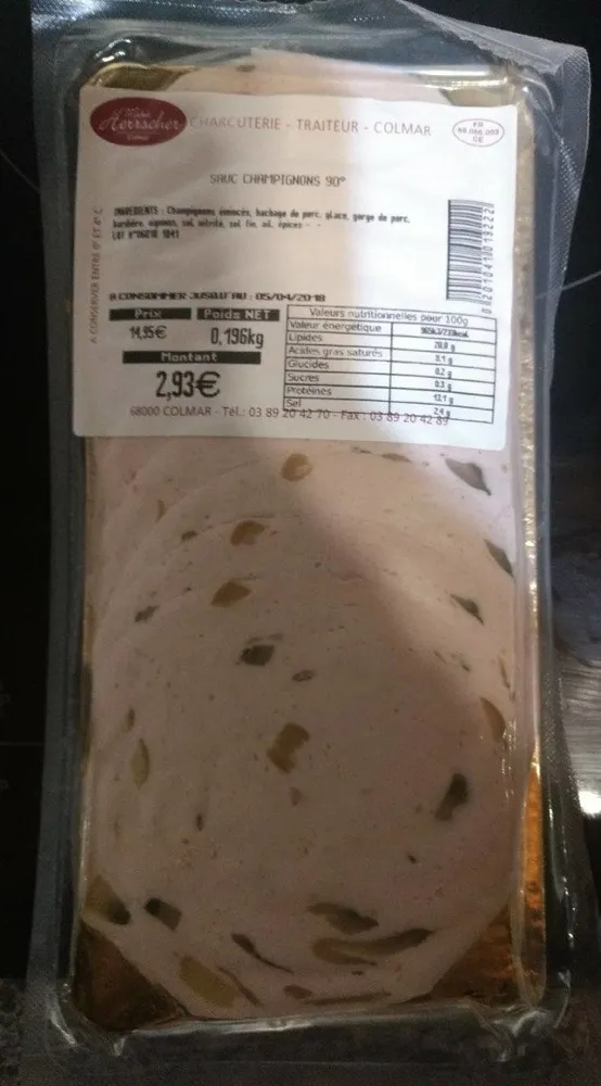Saucisse champignons