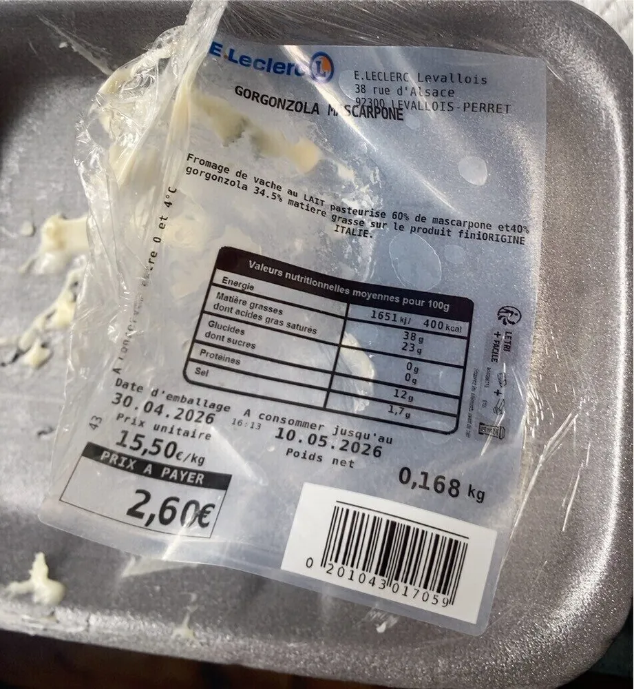 Gorgonzola mascarpone