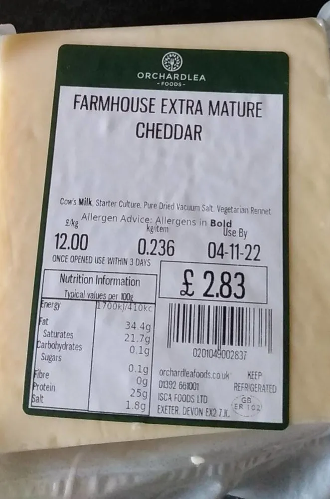 Farmhouse Extra Mature Cheddar