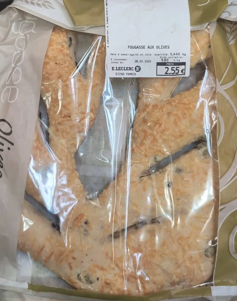 Fougasse aux olives