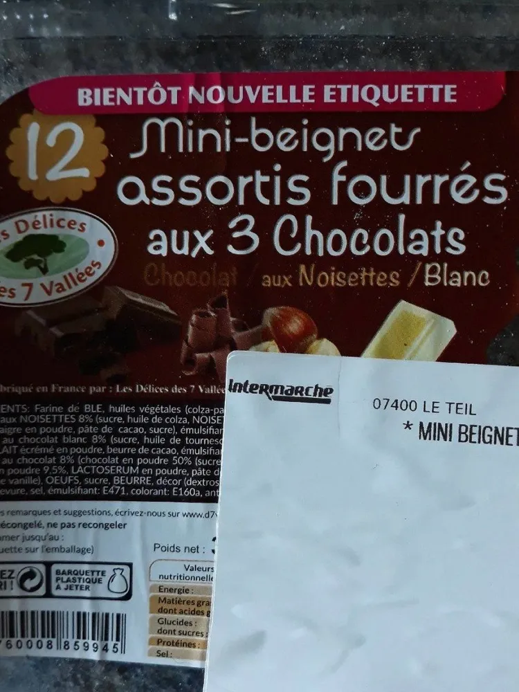 Mini-beignets aux 3 chocolats