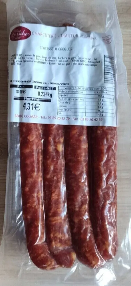 Saucisse à croquer