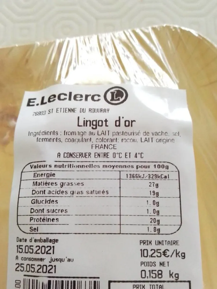 Lingot d'or