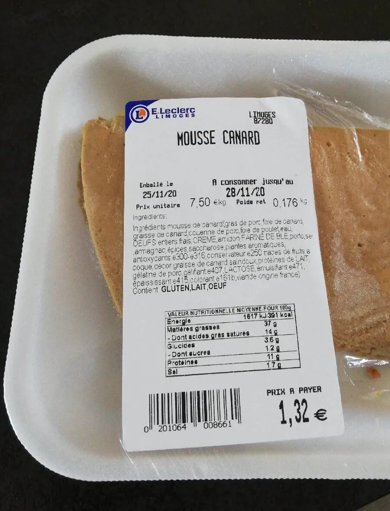 Mousse canard