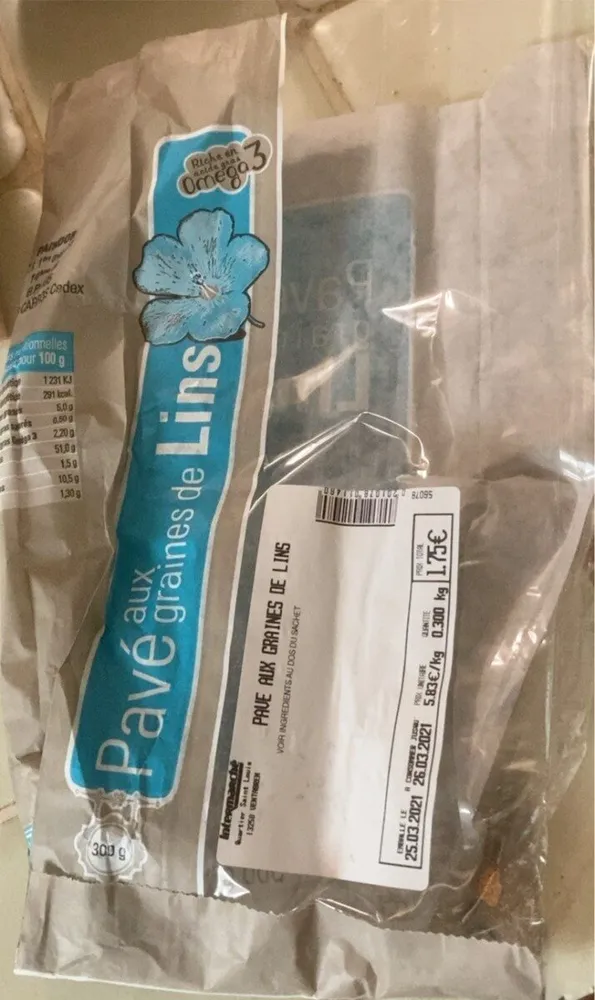 Pave aux graines de lin