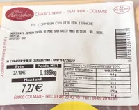 Jambon cru italien tranché