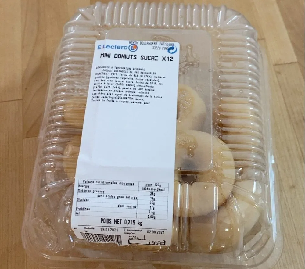 Mini Donuts Sucré