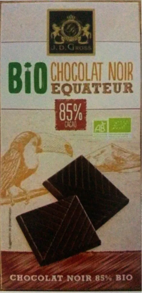 Bio chocolat noir Equateur 85%