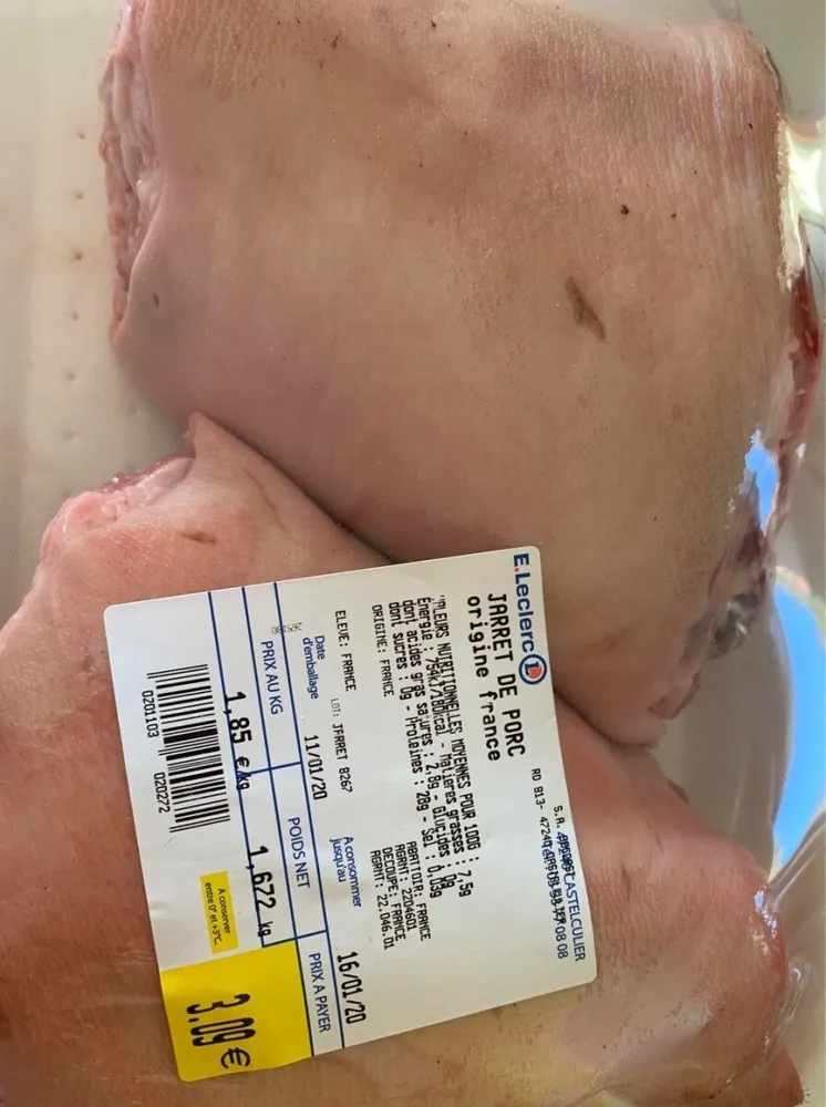Jarret de porc