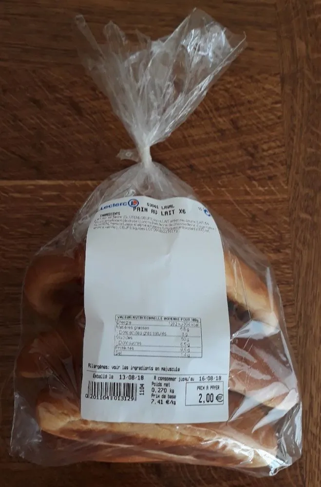 Pain au lait ×6