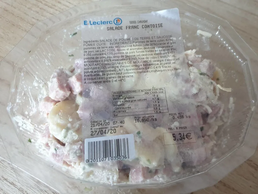 Salade franc comtoise
