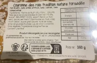 Couronne des rois tradition nature torsadée