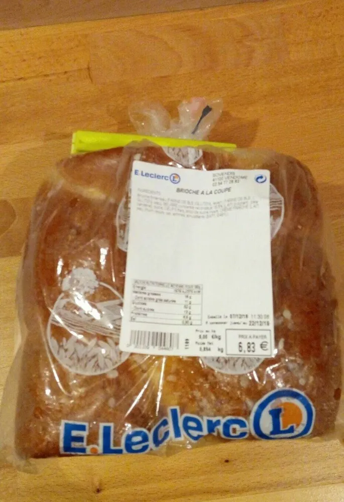 Brioche à la coupe Leclerc