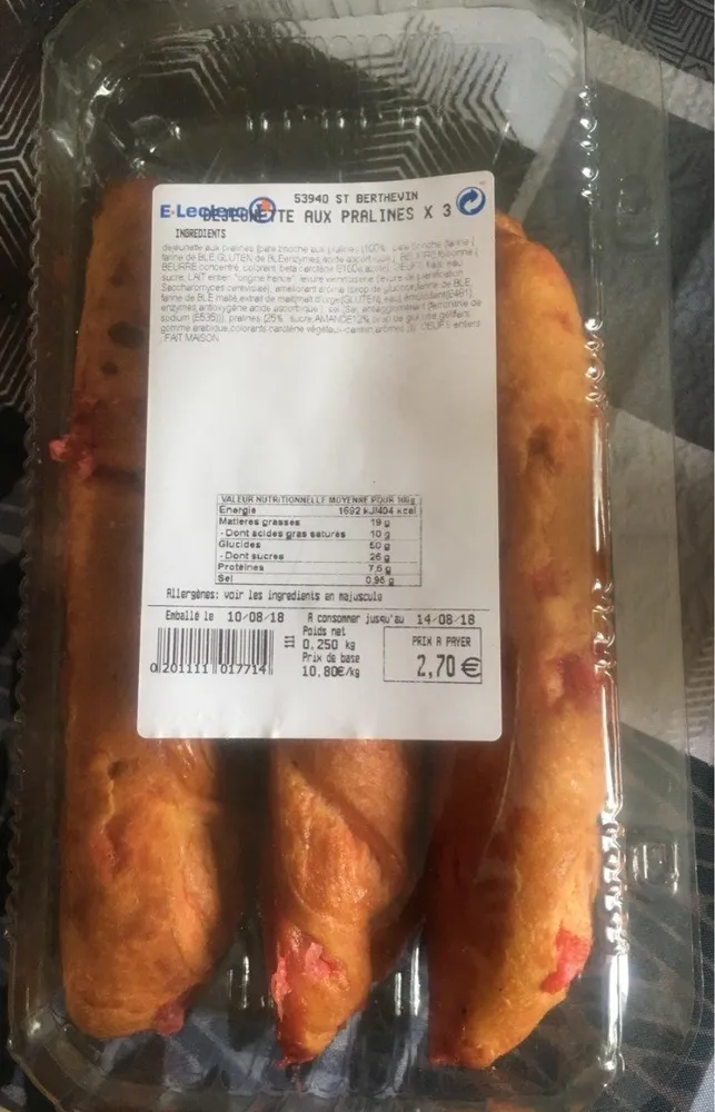 Déjeunette aux pralines