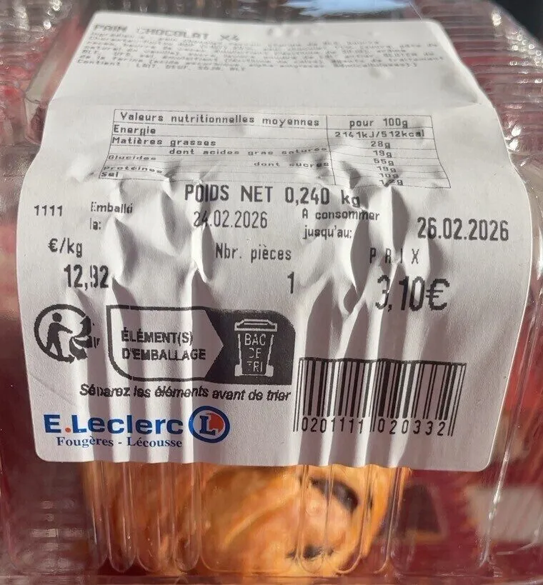 Pain au chocolat