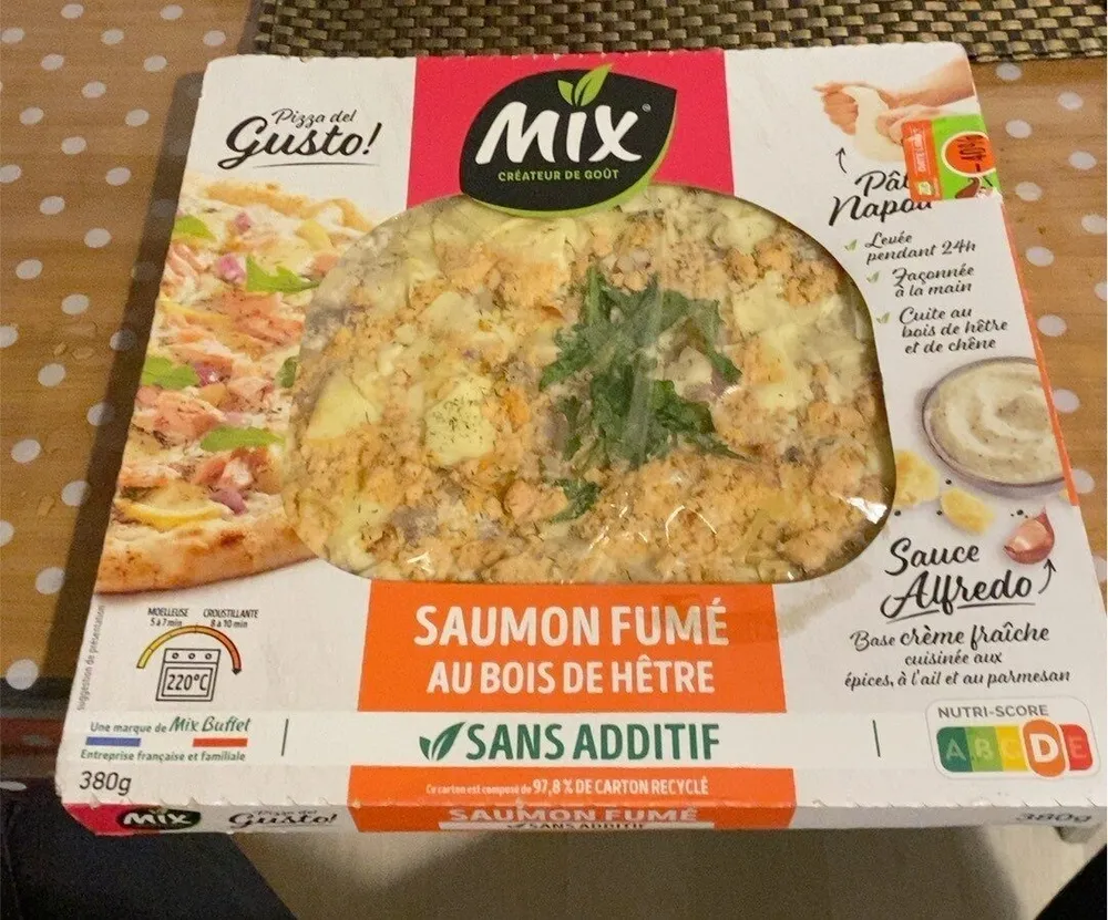 Pizza del Gusto Saumon fumé