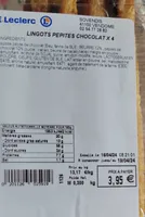 Lingots pépites chocolat