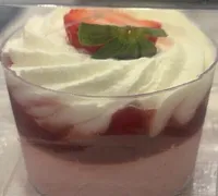 Verrine fruits rouges décongelé