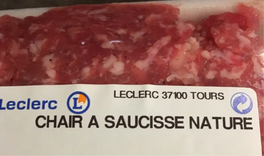 Chair a saucisse nature