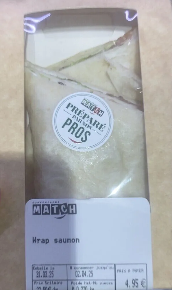 Wrap saumon