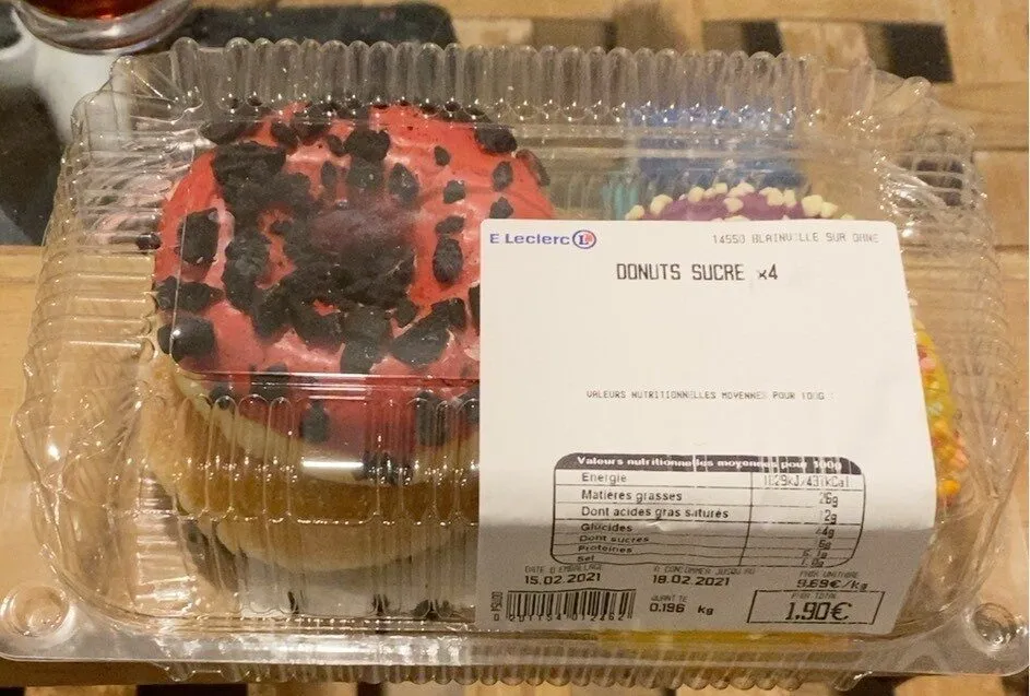 Donut’s sucre x4